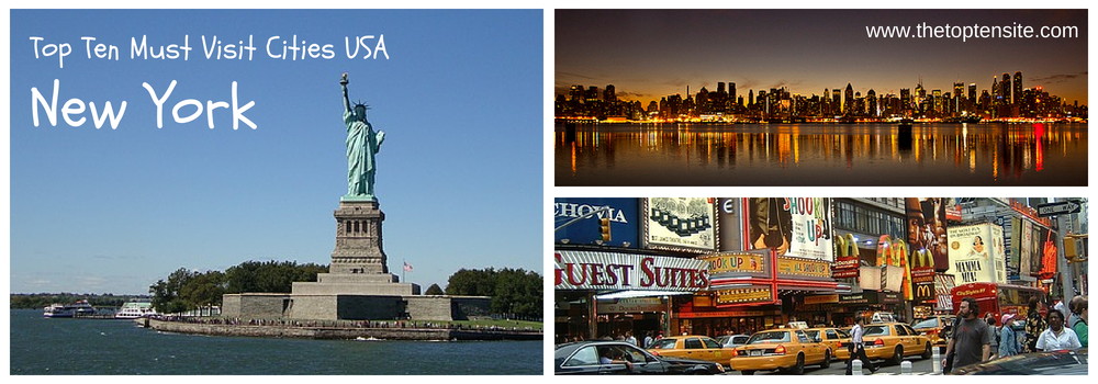 top ten must visit cities usa, new york, header image