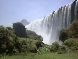 ethiopia blue nile waterfall
