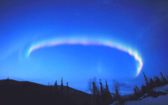 aurora borealis, amazing aurora lights in the sky, alaska