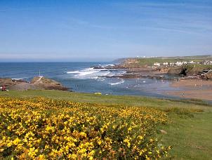 picture of summerleaze beach bude cornwall